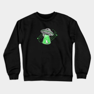 Cat Abduction Crewneck Sweatshirt